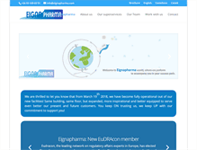 Tablet Screenshot of eignapharma.com
